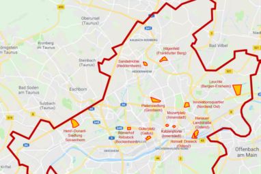 Energiekonzept für 11 Baugebiete in Frankfurt am Main